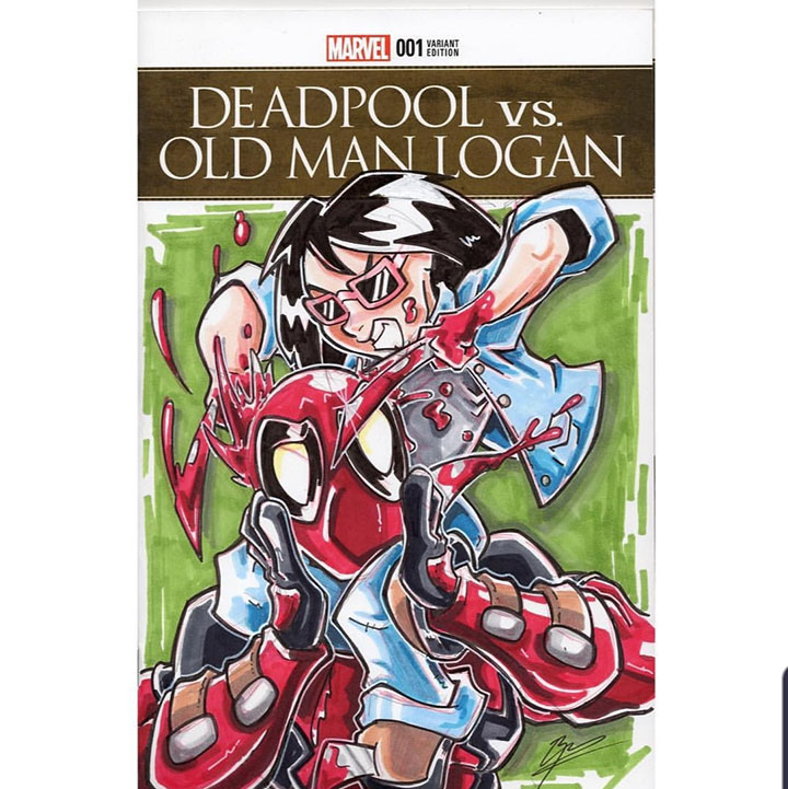 Deadpool vs Old man Logan